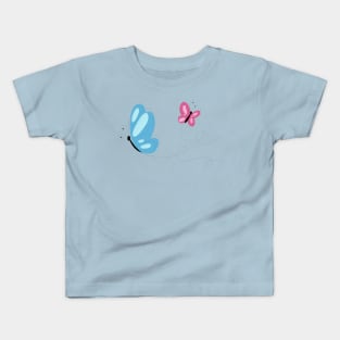 Butterflies Outline Hand Drawn Kids T-Shirt